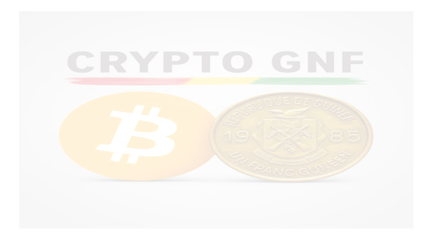 CryptoGNF est une plateforme de services crypto en Guinée, spécialisée dans l’achat et la vente d’USDT, l’éducation blockchain et l’inclusion financière.
Guinea Blockchain Solutions (GBS) œuvre pour une adoption responsable et sécurisée de la blockchain et des crypto-monnaies en Guinée et en Afrique.
Notre objectif est d’améliorer l’accès aux services crypto fiables, transparents et adaptés au contexte guinéen.